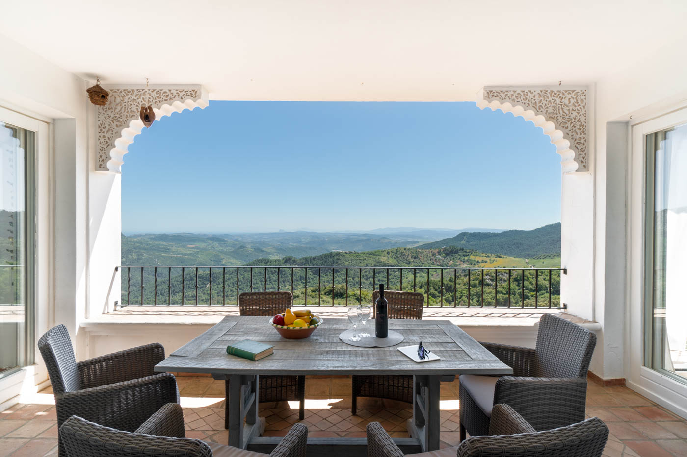 Porche con vistas increíbles 