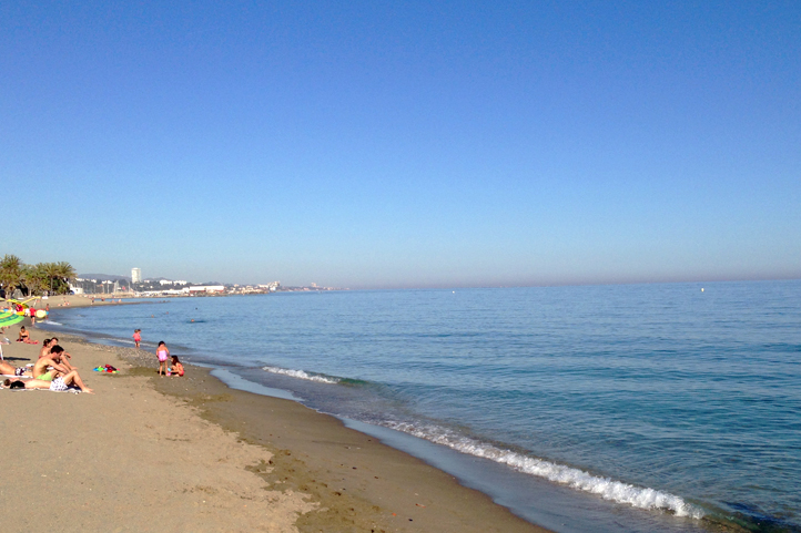 Beach in Marbella, Costa del Sol