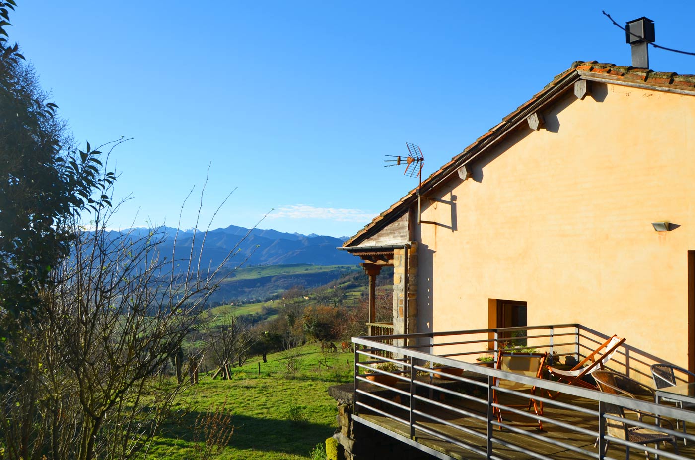 Located just outside a little village