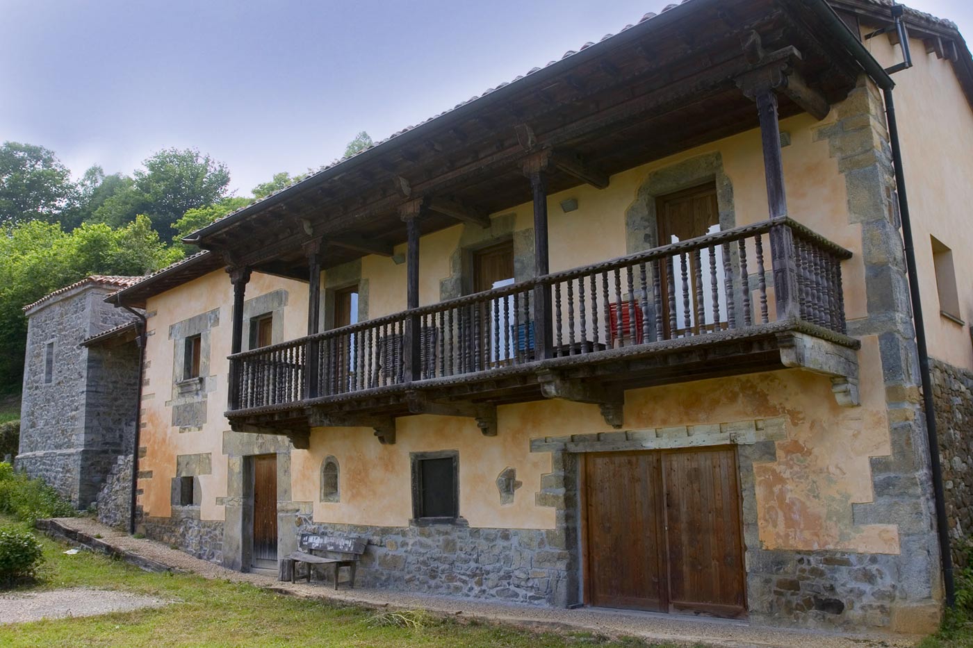 Your holiday home seen from gardens