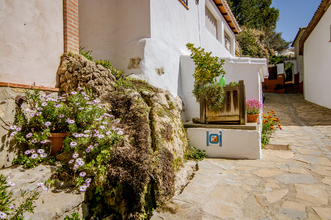 Stroll down to the village