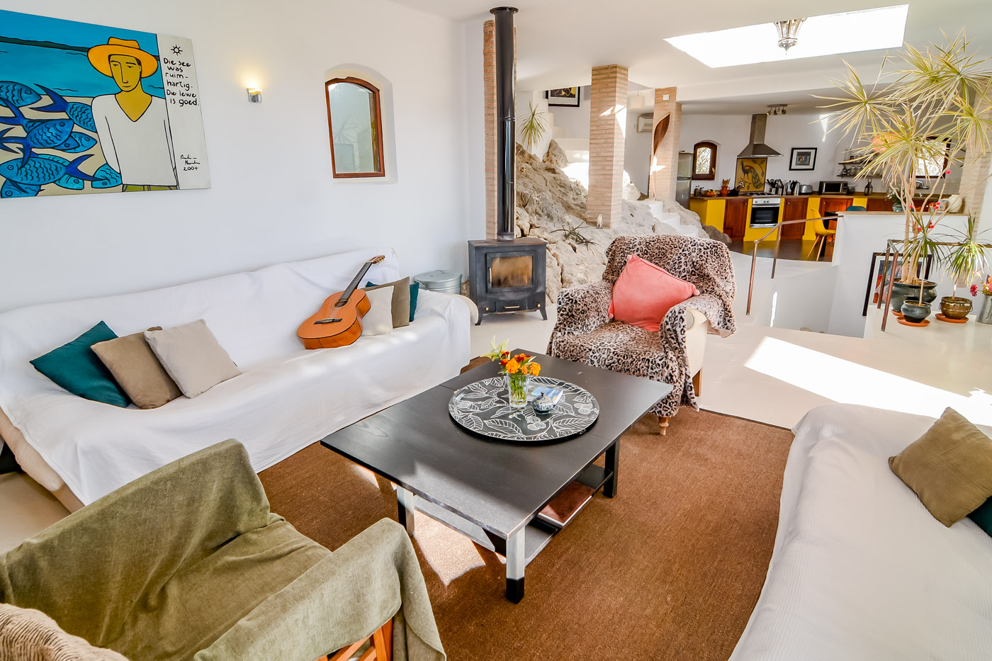 Bright large open plan areas