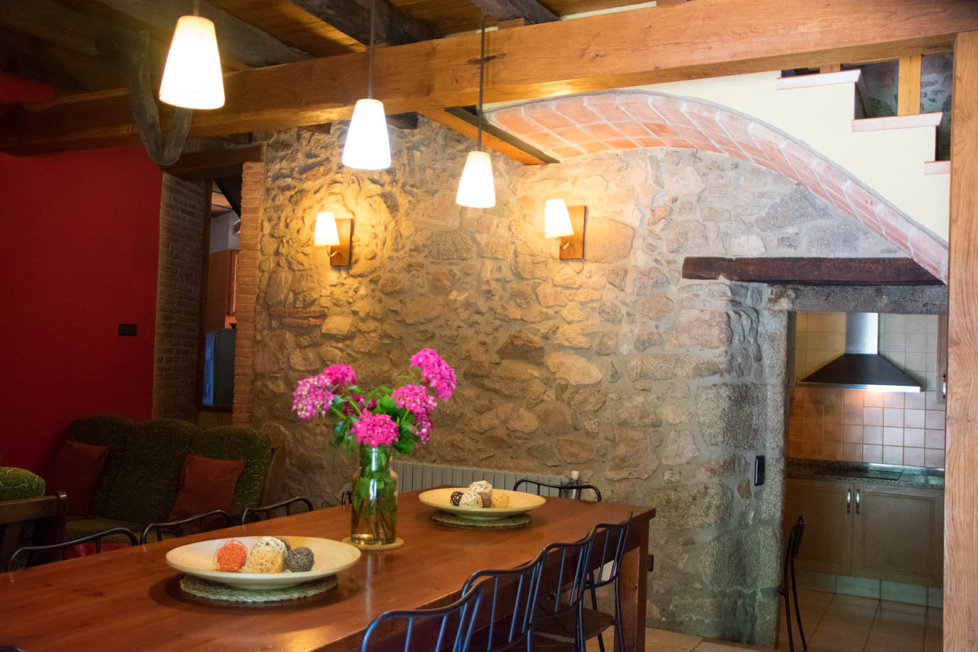 Cocina vista desde el comedor