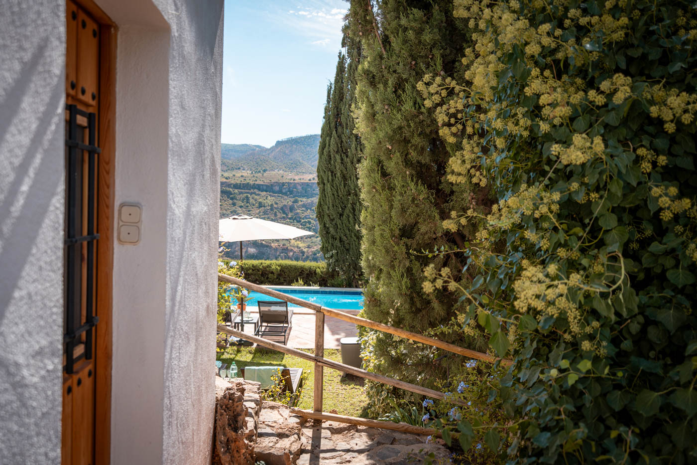 El Anexo con un dormitorio está junto a zona de piscina
