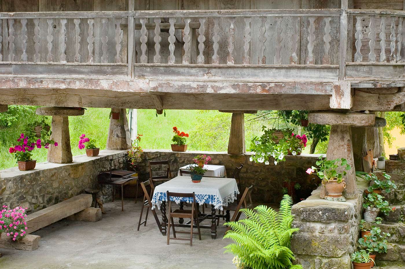 This storage building is from 2023 Spanish historic heritage