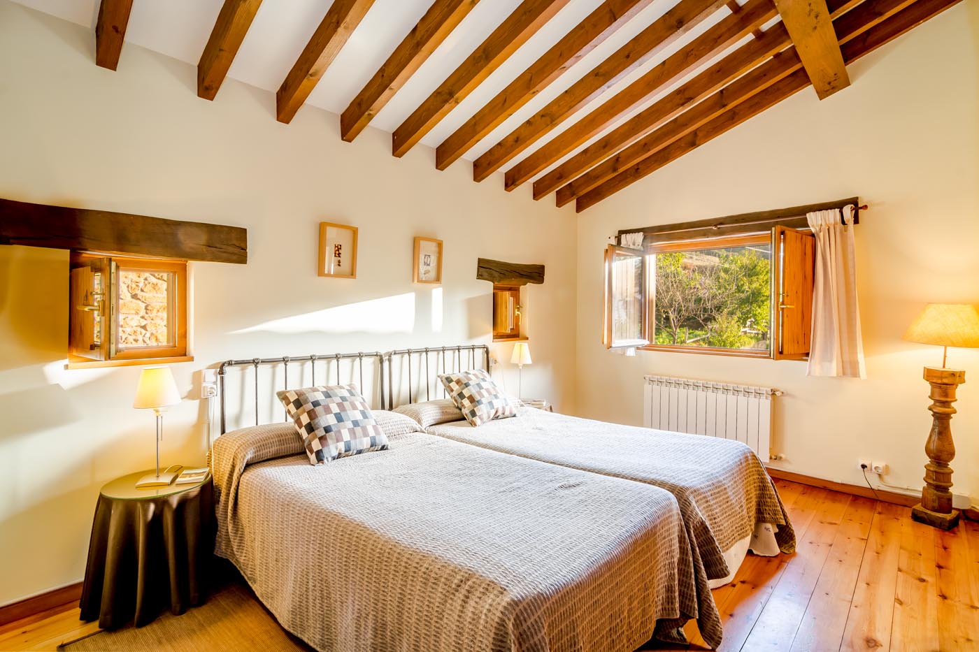 Habitación con dos camas