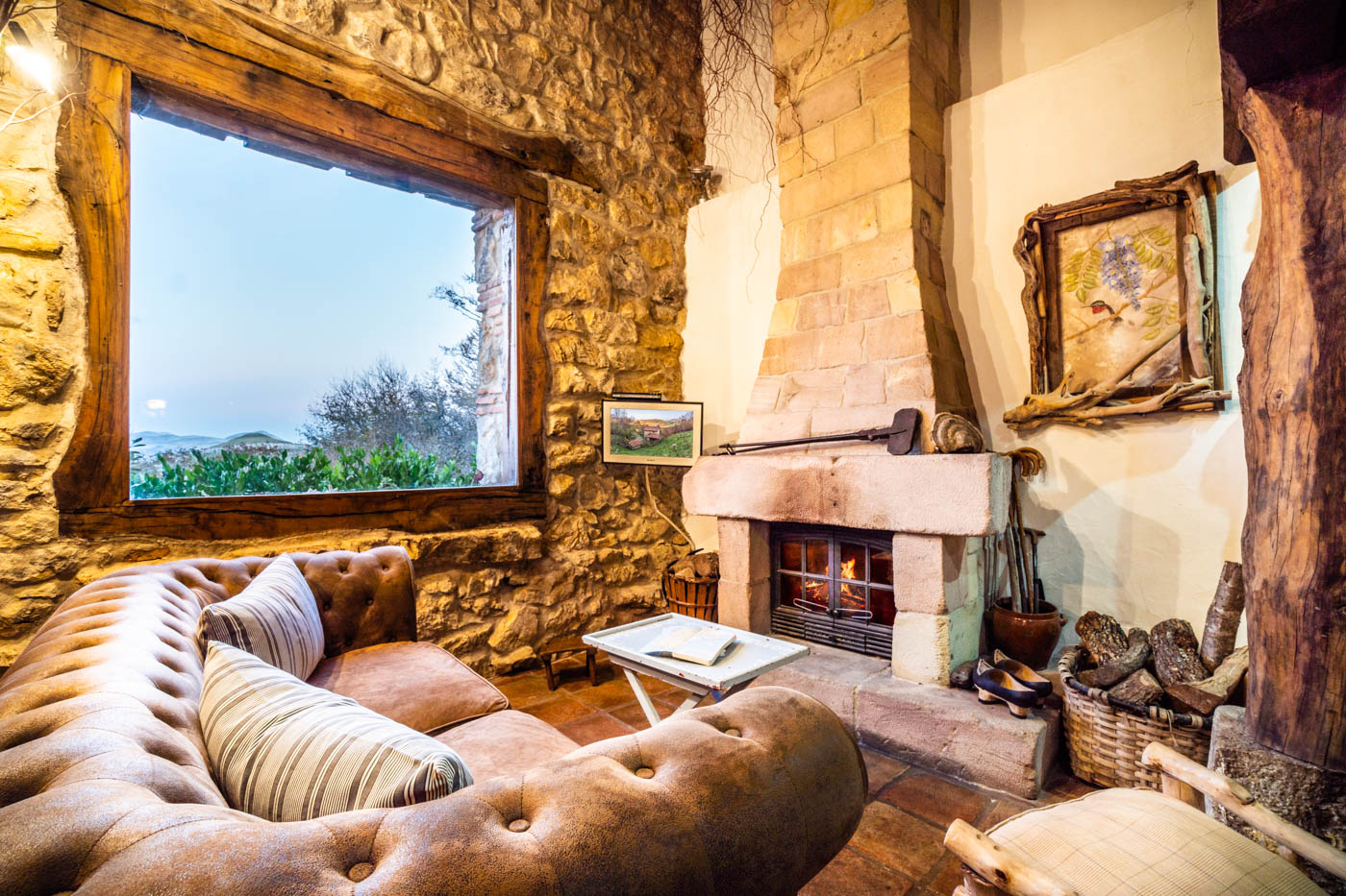 Very large window with views