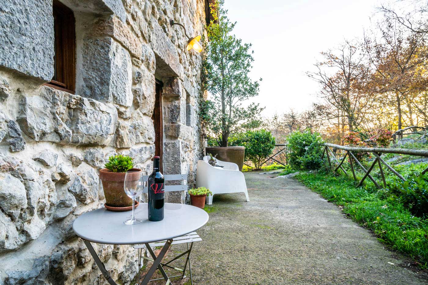 Front terrace on ground floor