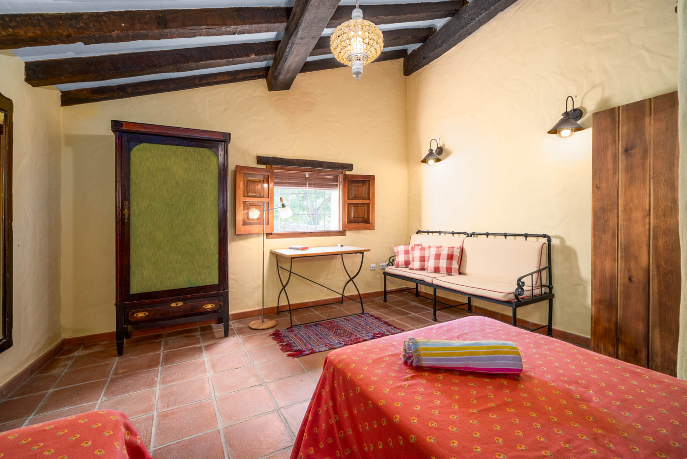 Twin bedded room on ground floor