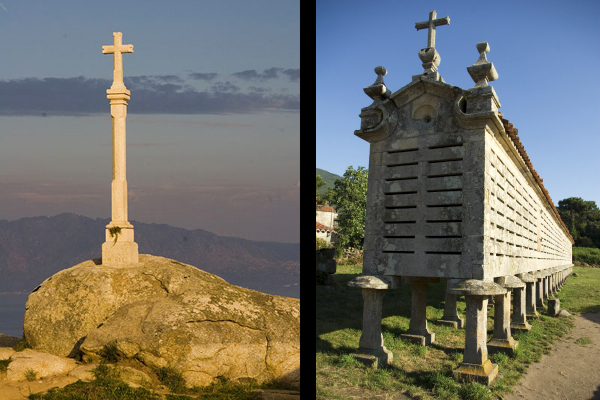 Stone cross / Horreo grain store