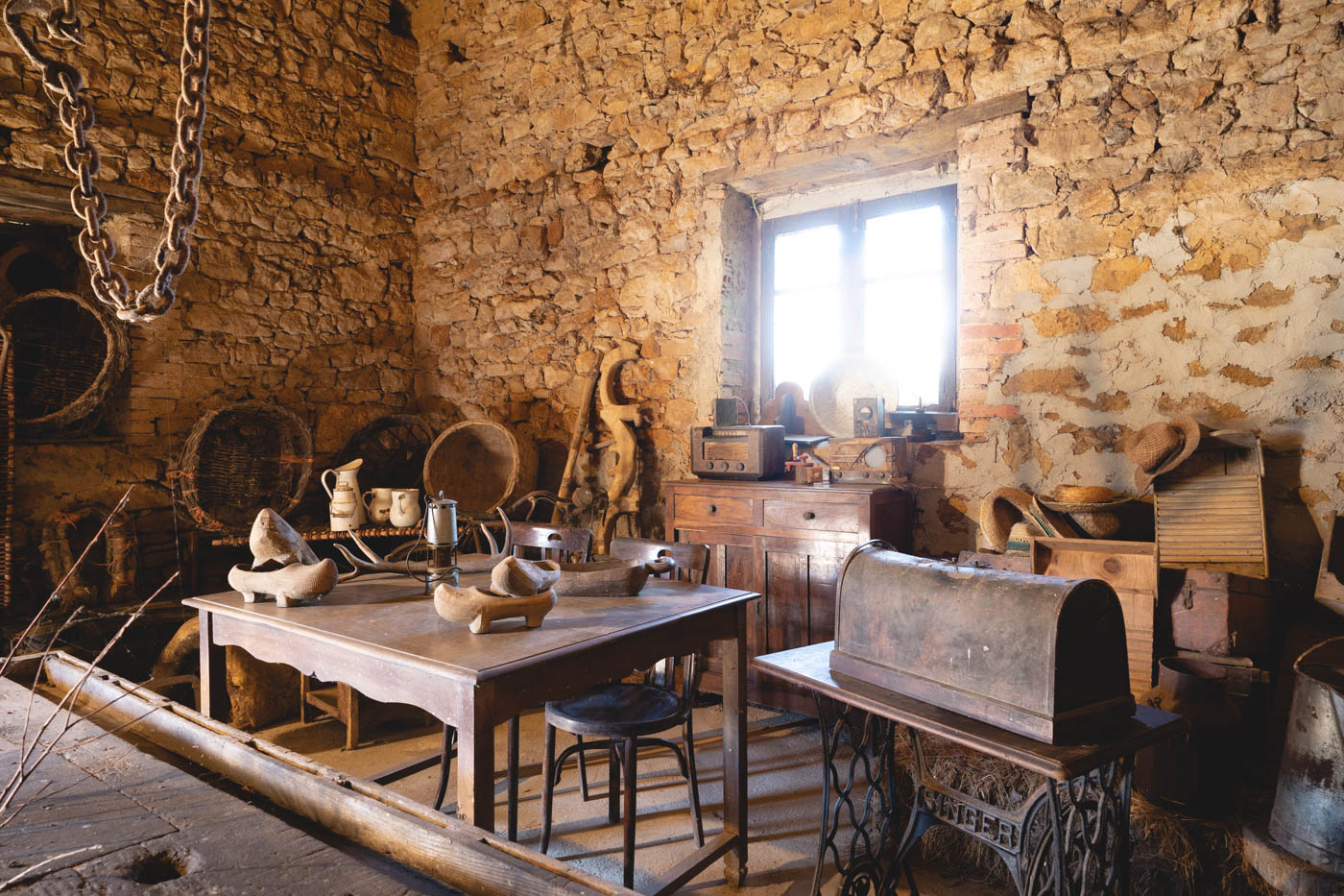 Storage room transformed into a museum