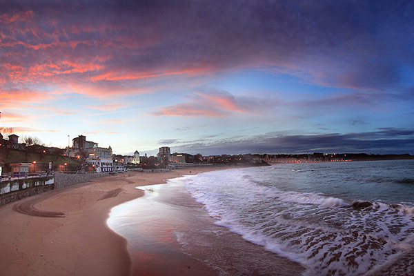 Sardinero beach in Santander city