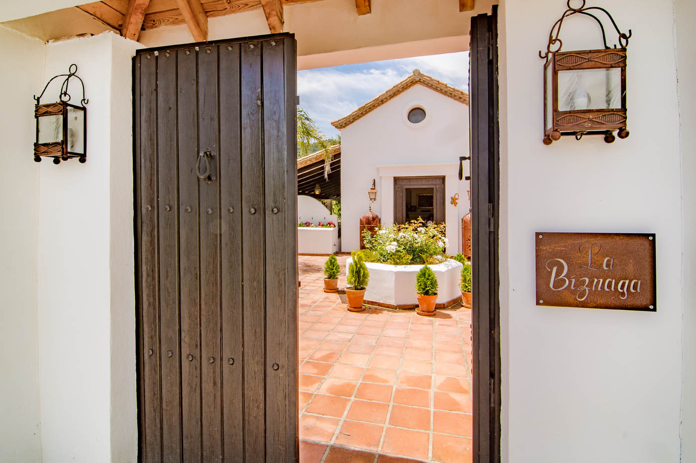 Main entrance to your villa