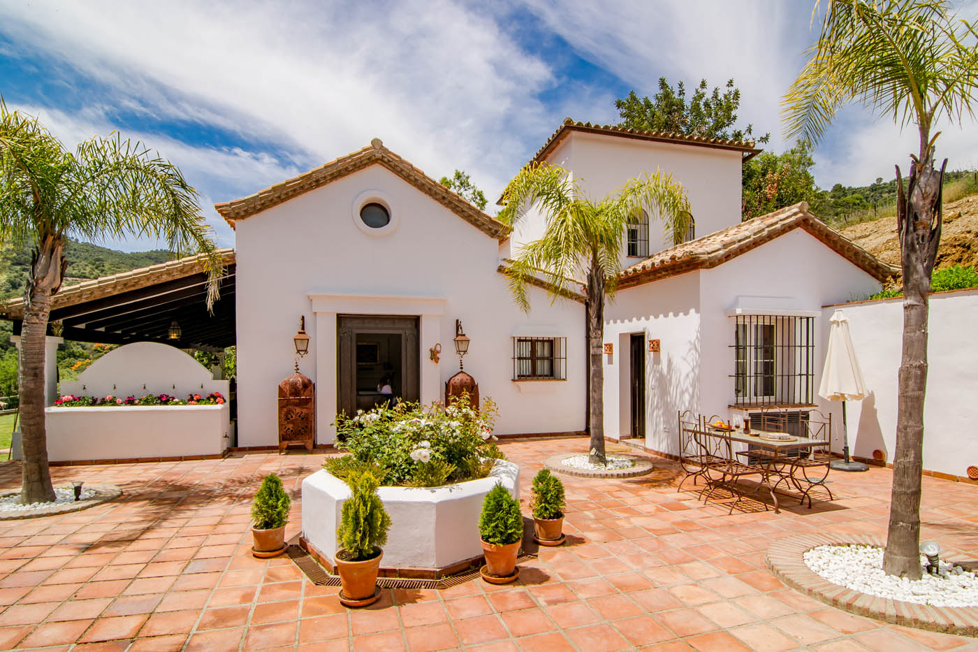 Front patio / reception