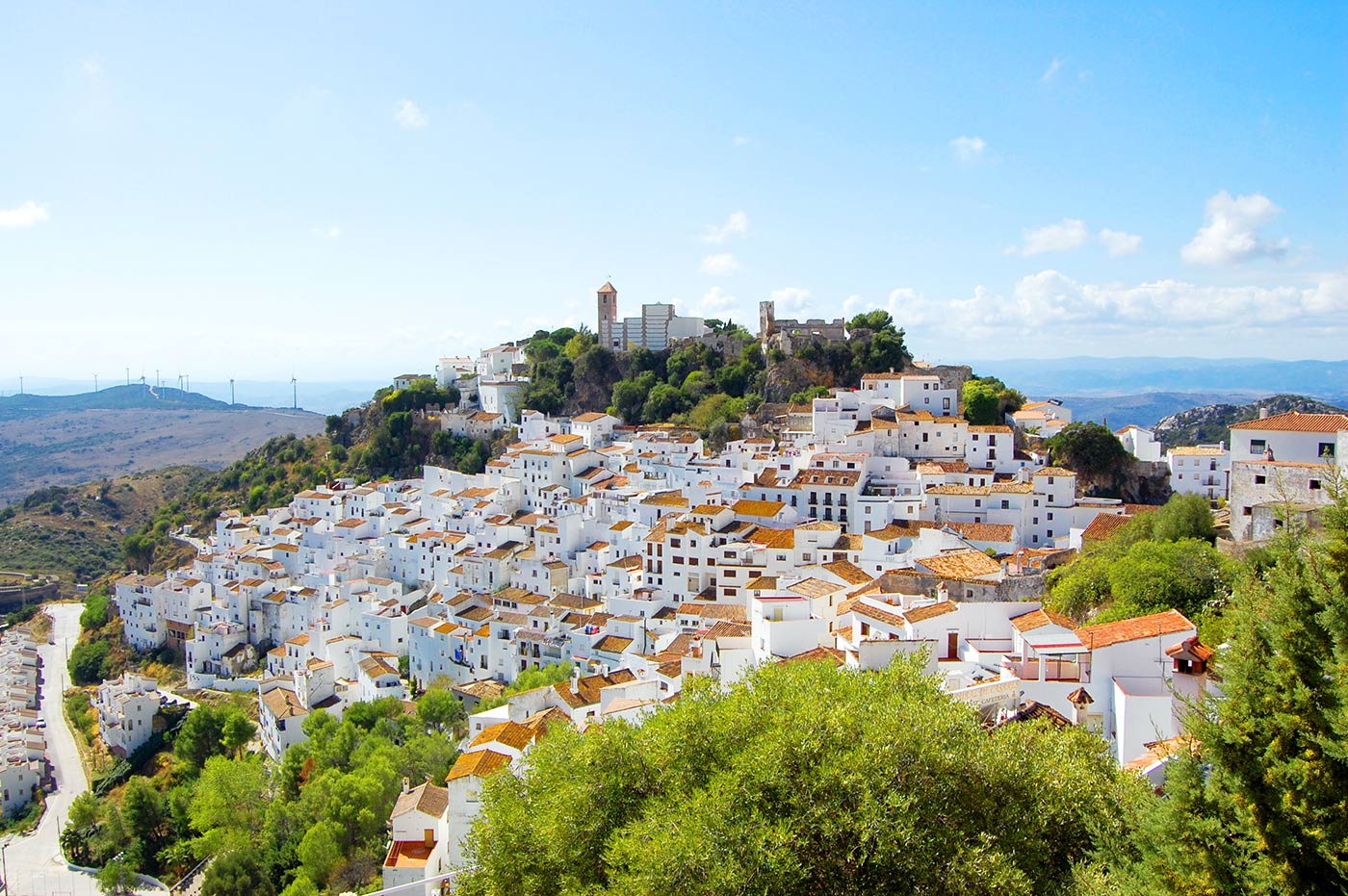 Picture book Casares village is 10 mins from the villa
