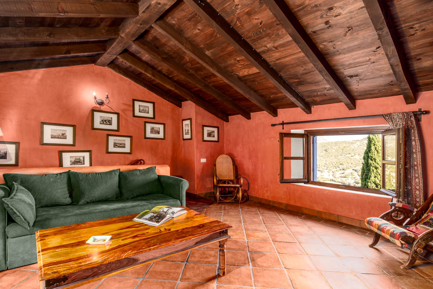 Living space on first floor