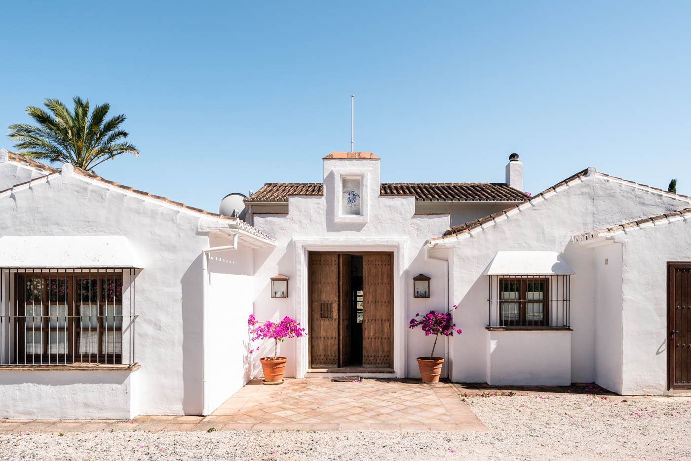 Main door into your villa