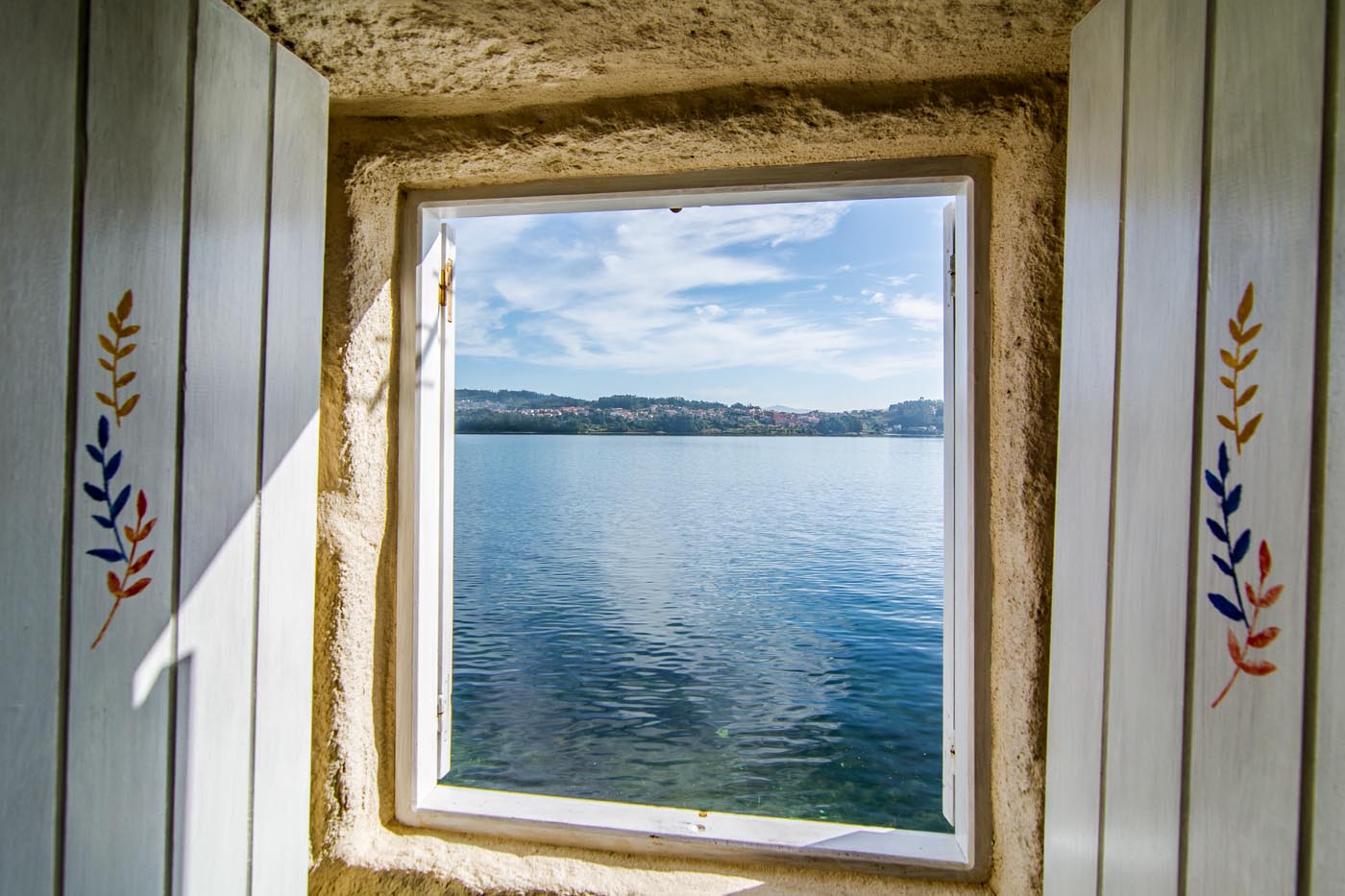 Este es el estuario de Pontevedra antes de abrirse al océano