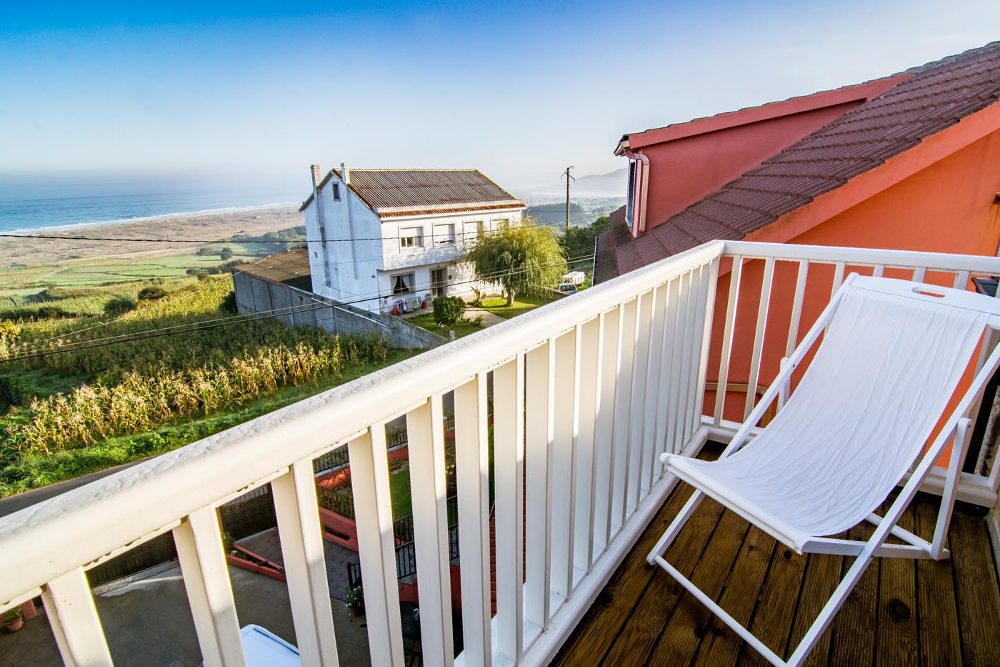 Attic room has a little terrace