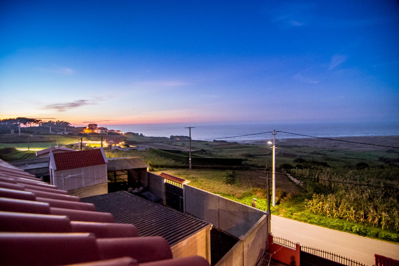 Looking towards your closer village (1 km away)