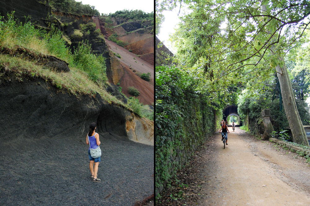 Visit a volcano or ride a hired bike near Olot