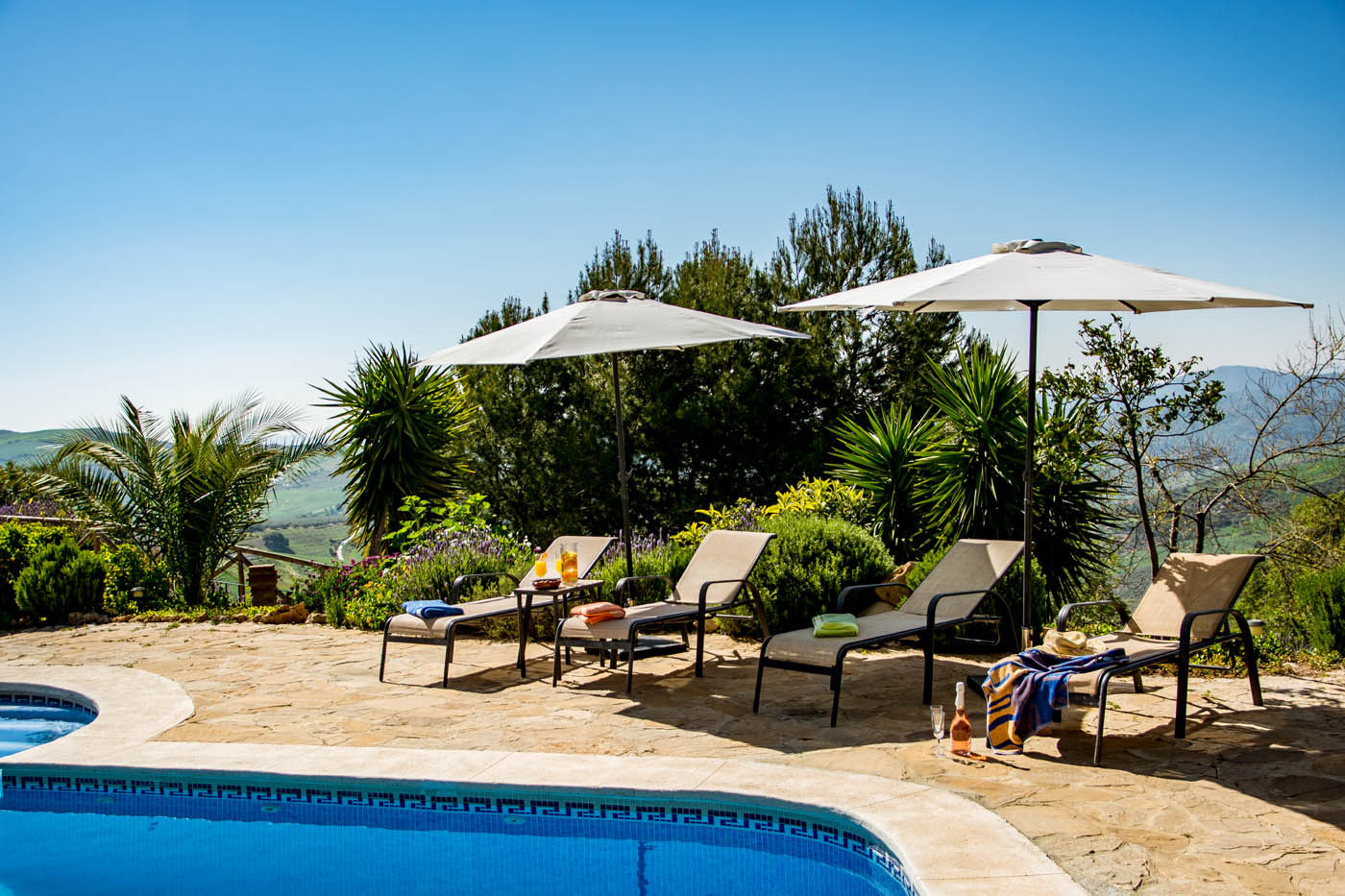 There is now also astroturf around the pool area