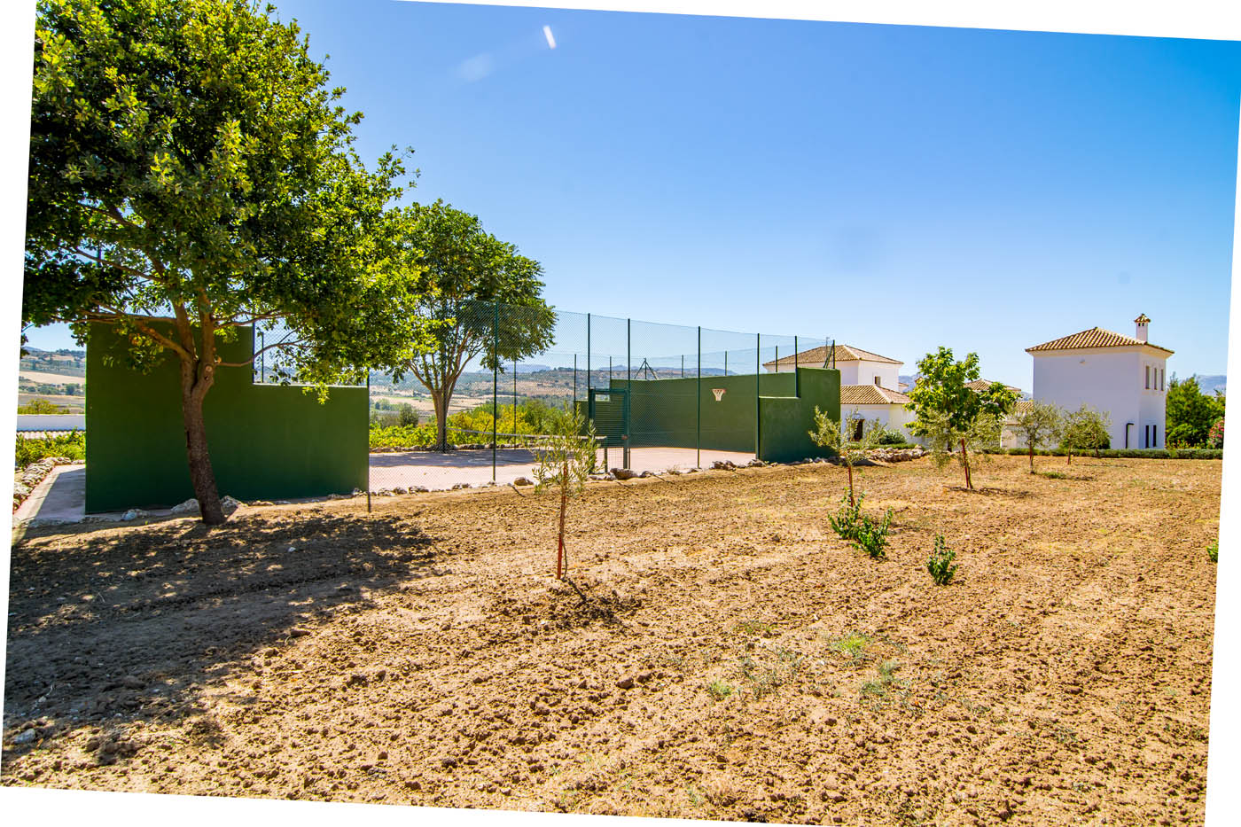 Fruit trees and market gardens for guests to enjoy