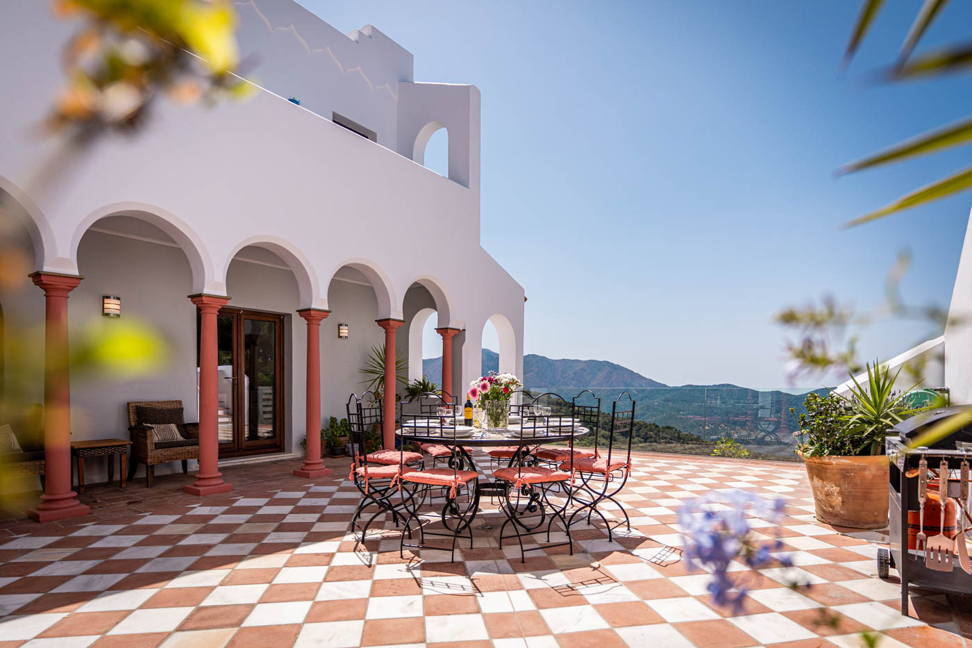 This terrace has direct access from kitchen