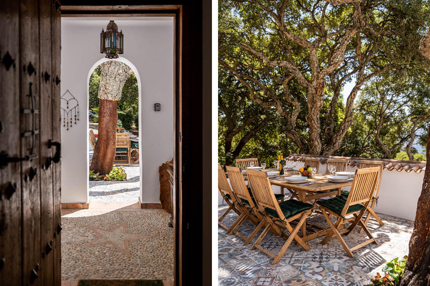 Main entrance and terrace