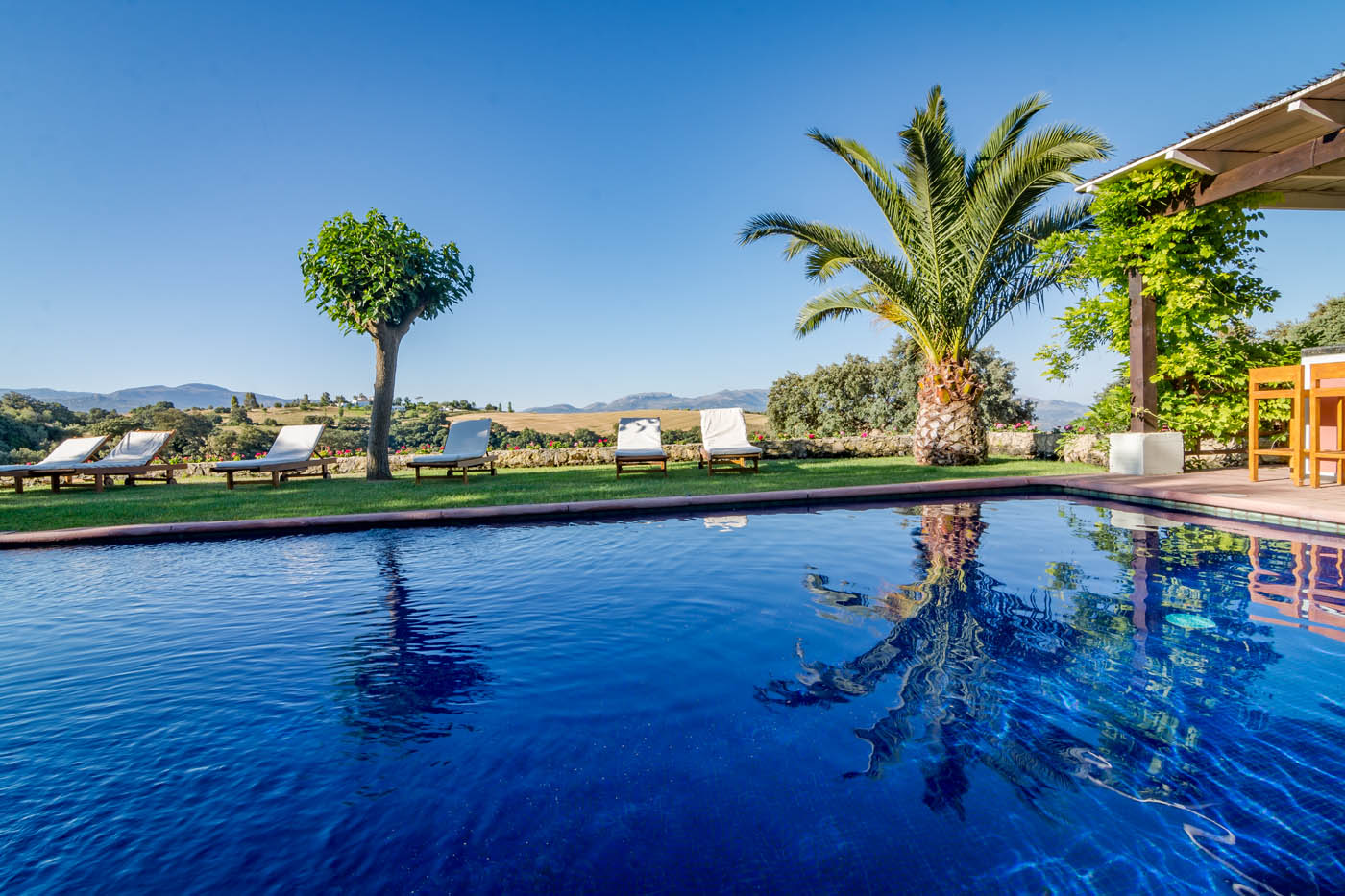 Vistas a las montañas de Ronda