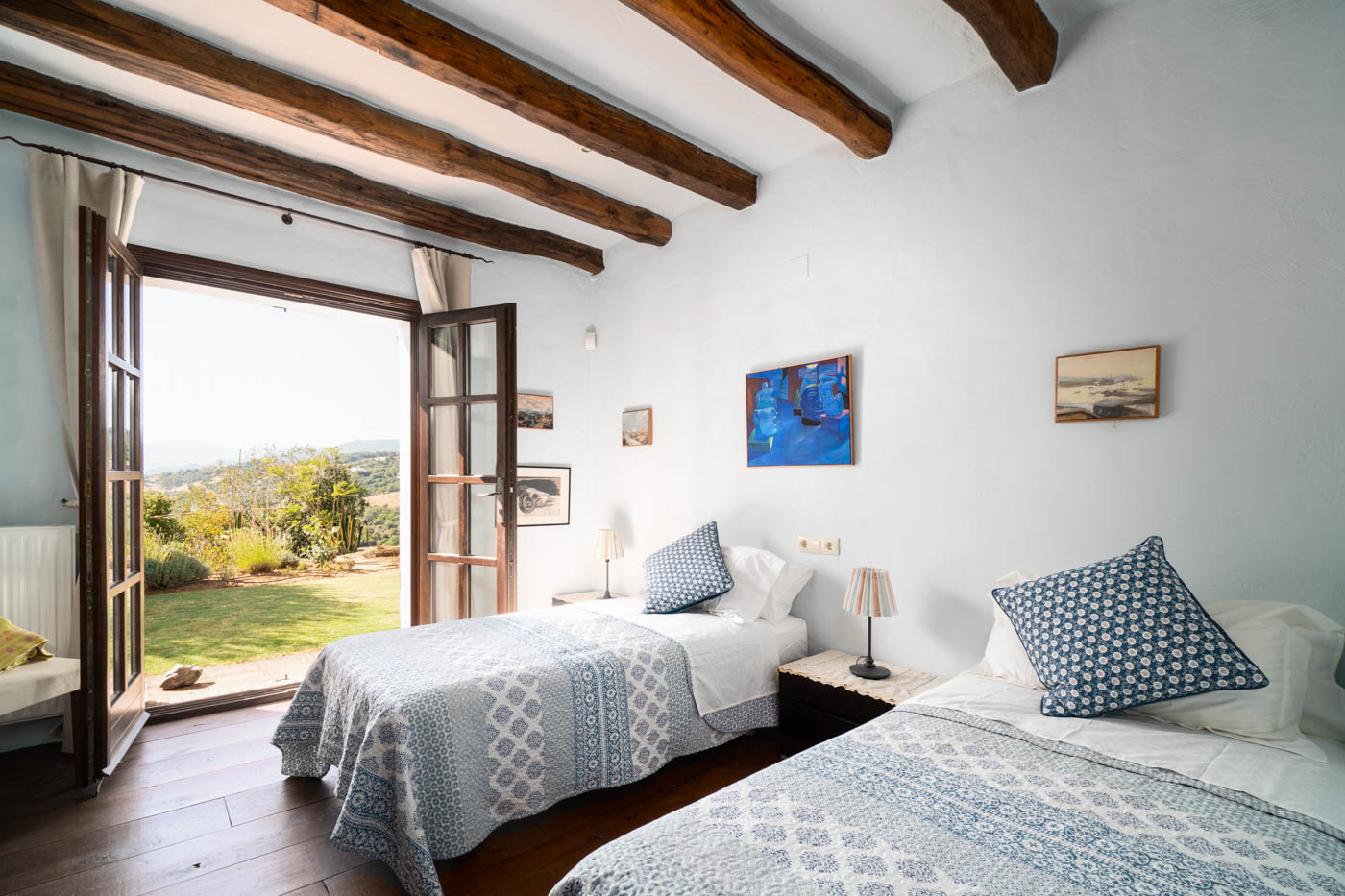 Habitacion con dos camas