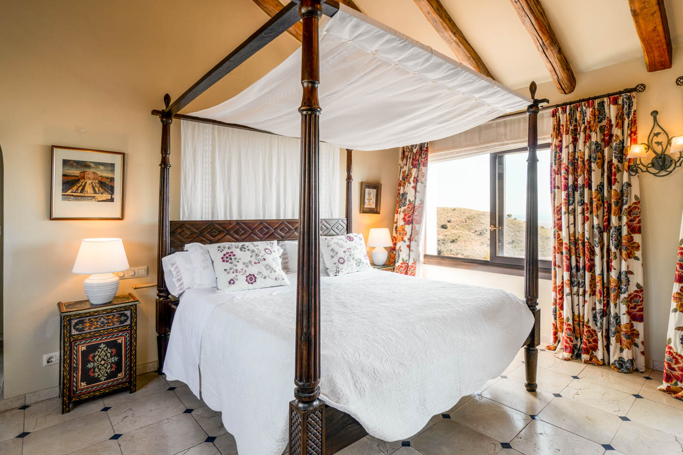 Excelentes vistas desde ventanas a ambos lados