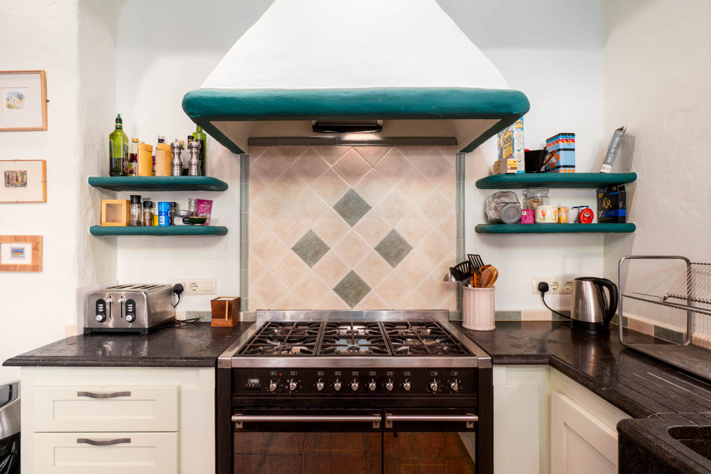 Placa de gas de 6 anillos