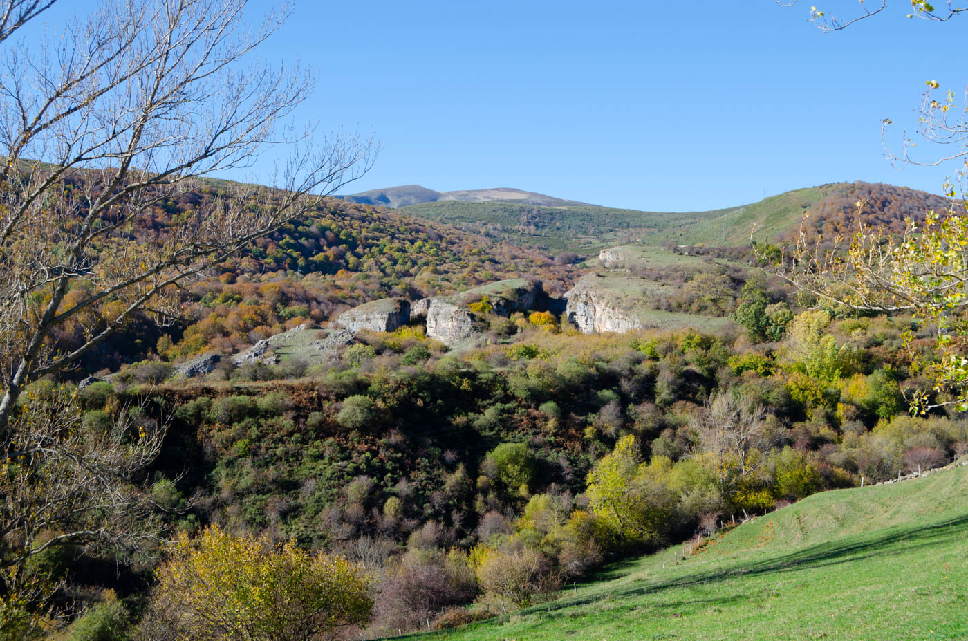 Vistas hacia el oeste desde la casa