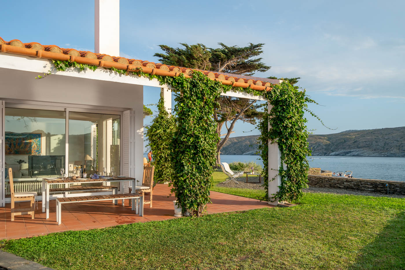 Jardines privados con vistas