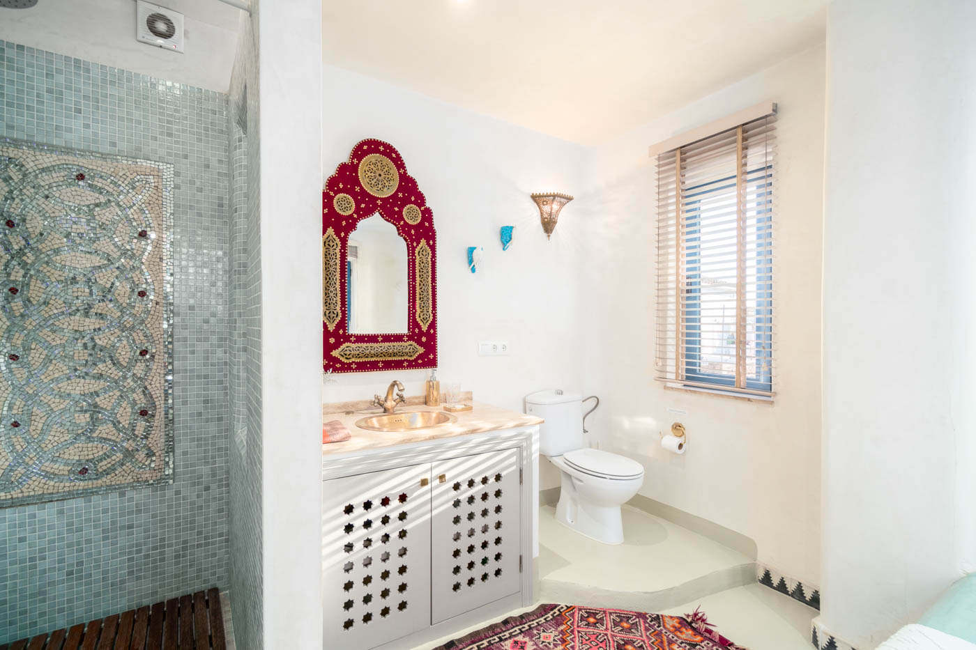 Baño en Casita con bañera y ducha