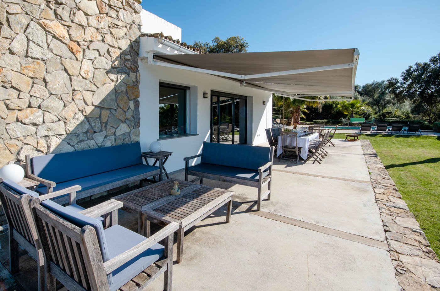 Well furnished for outdoor living