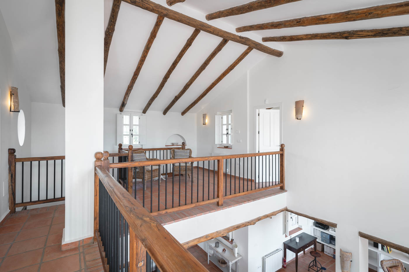 Second floor with two bedrooms