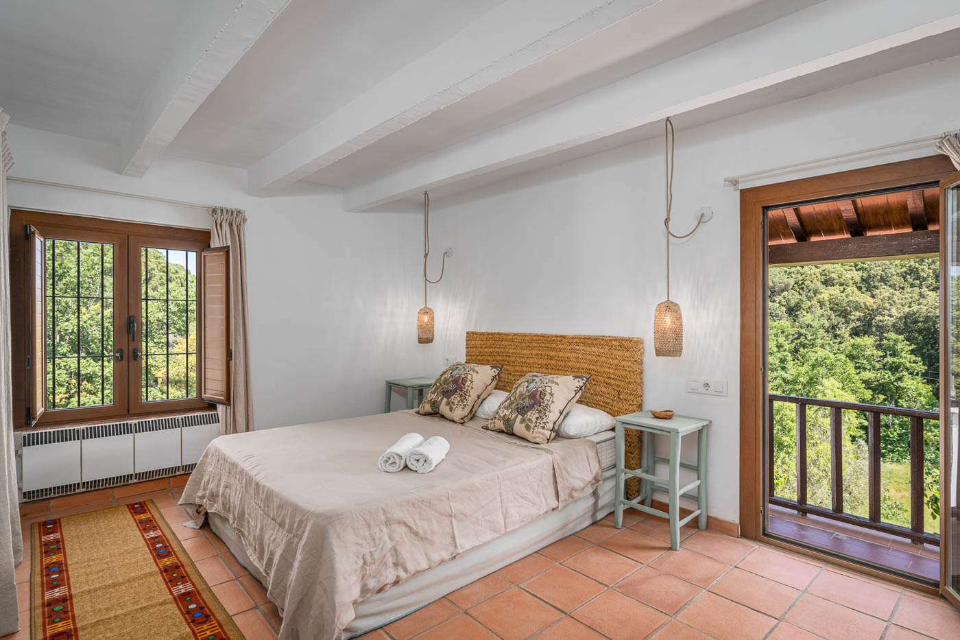 Habitación con balcón