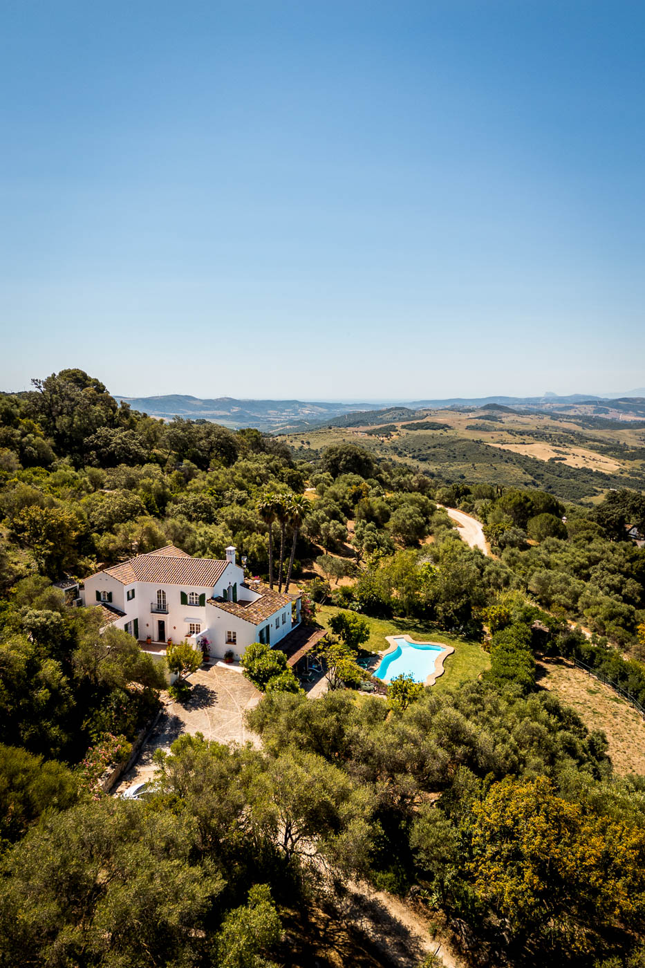 Views to Gibraltar and the sea