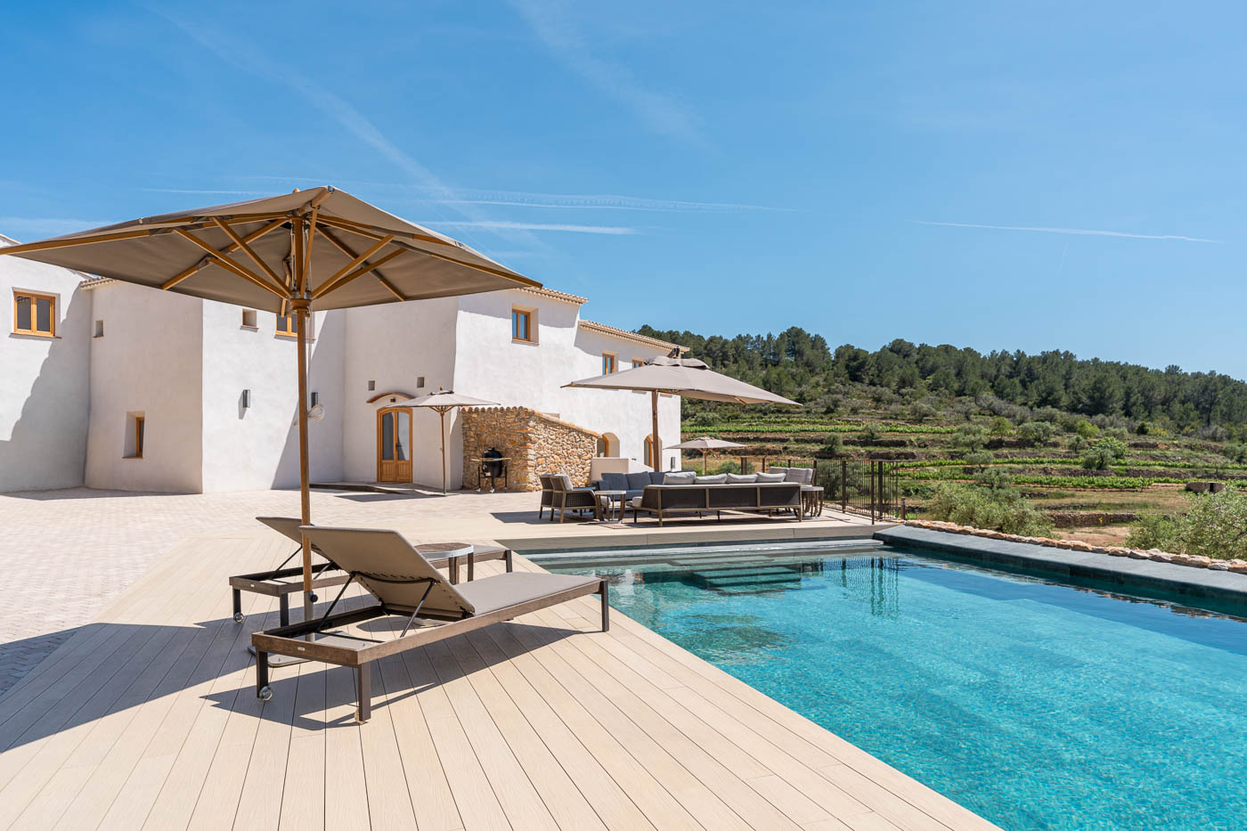 Piscina calefactable de 20 metros