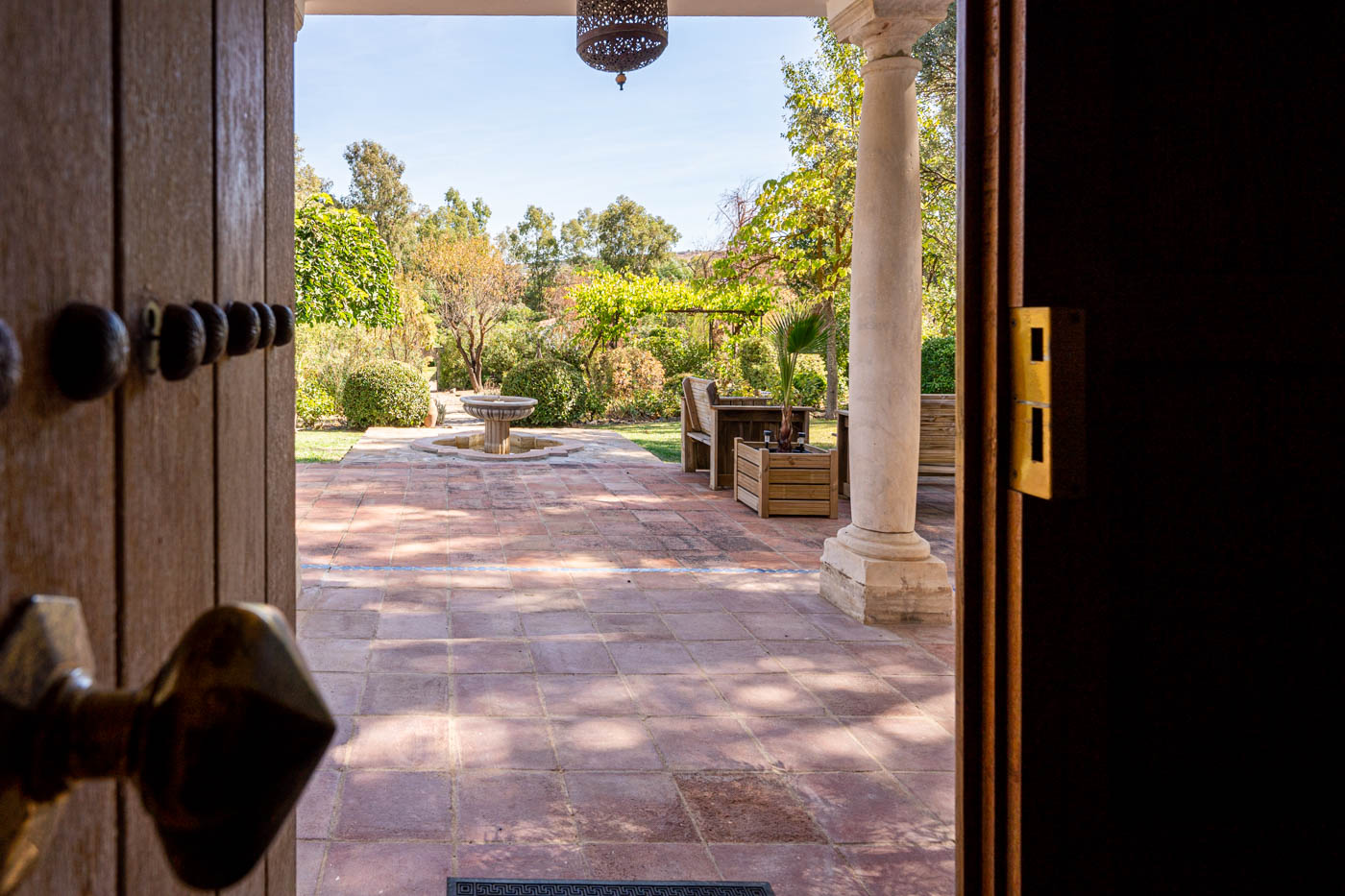 Entering your holiday villa