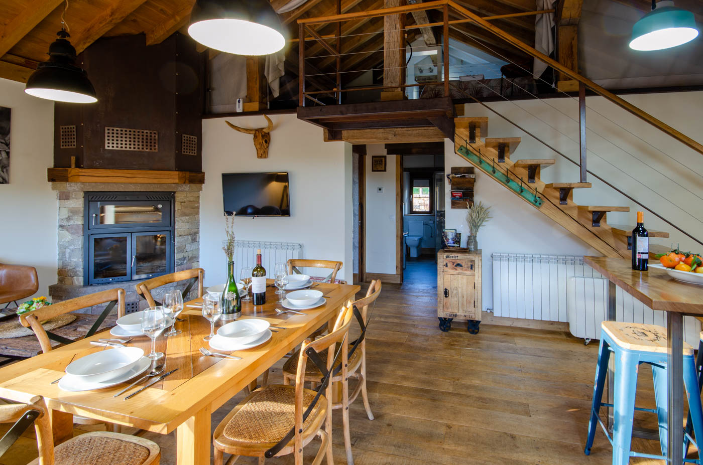 Open plan dining / kitchen / living area