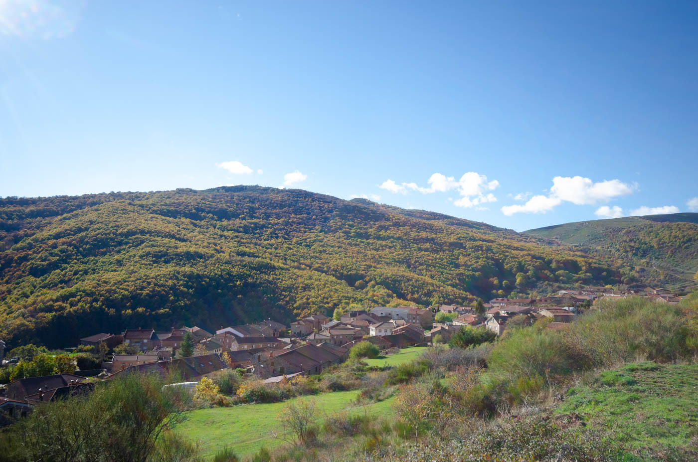 This is the village in Autumn