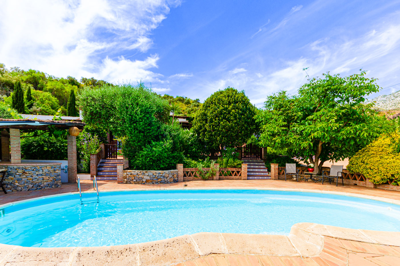 Tu alojamiento está solo a unos escalones de la piscina