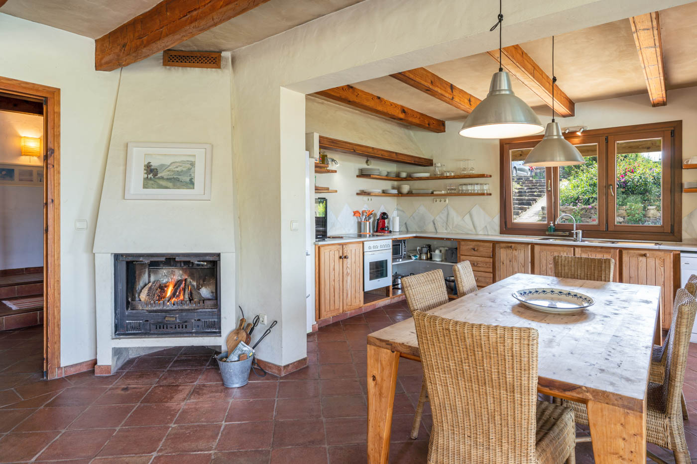 Espacio diáfano de cocina / salón / comedor