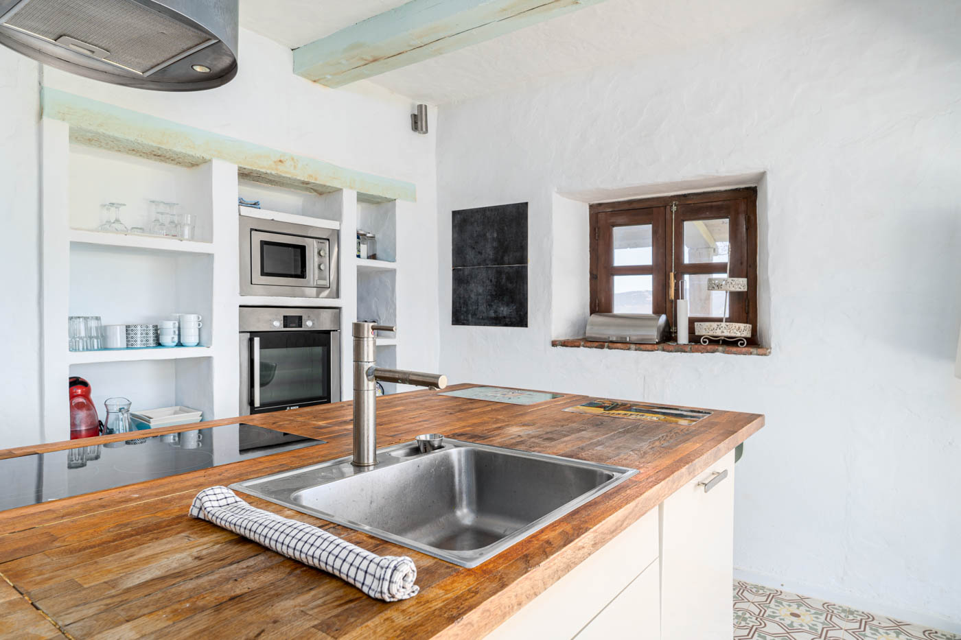 Cocina con isla central