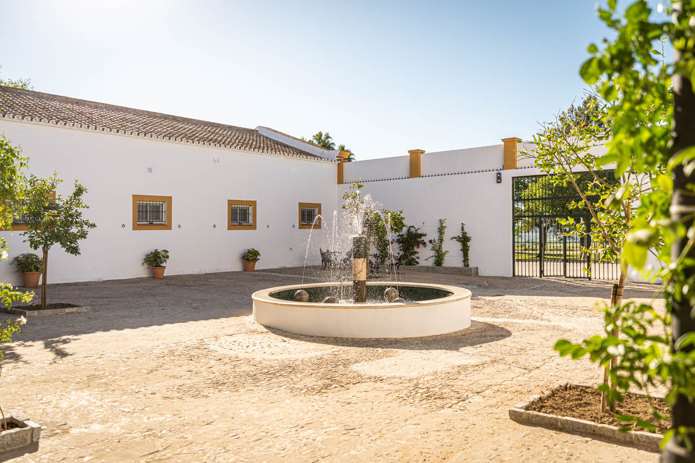 West wing with all bedrooms and living area