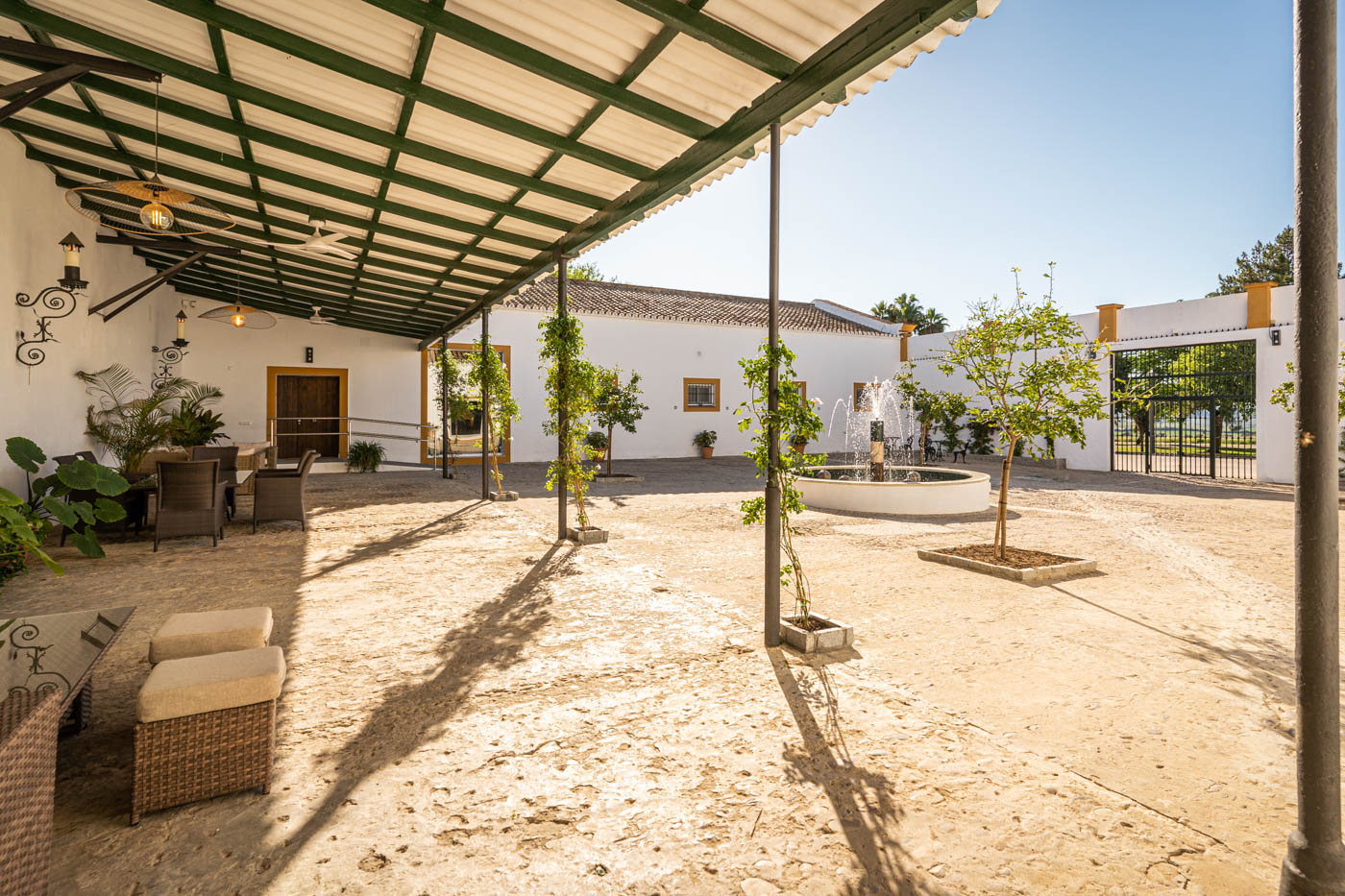 Main patio to your holiday villa