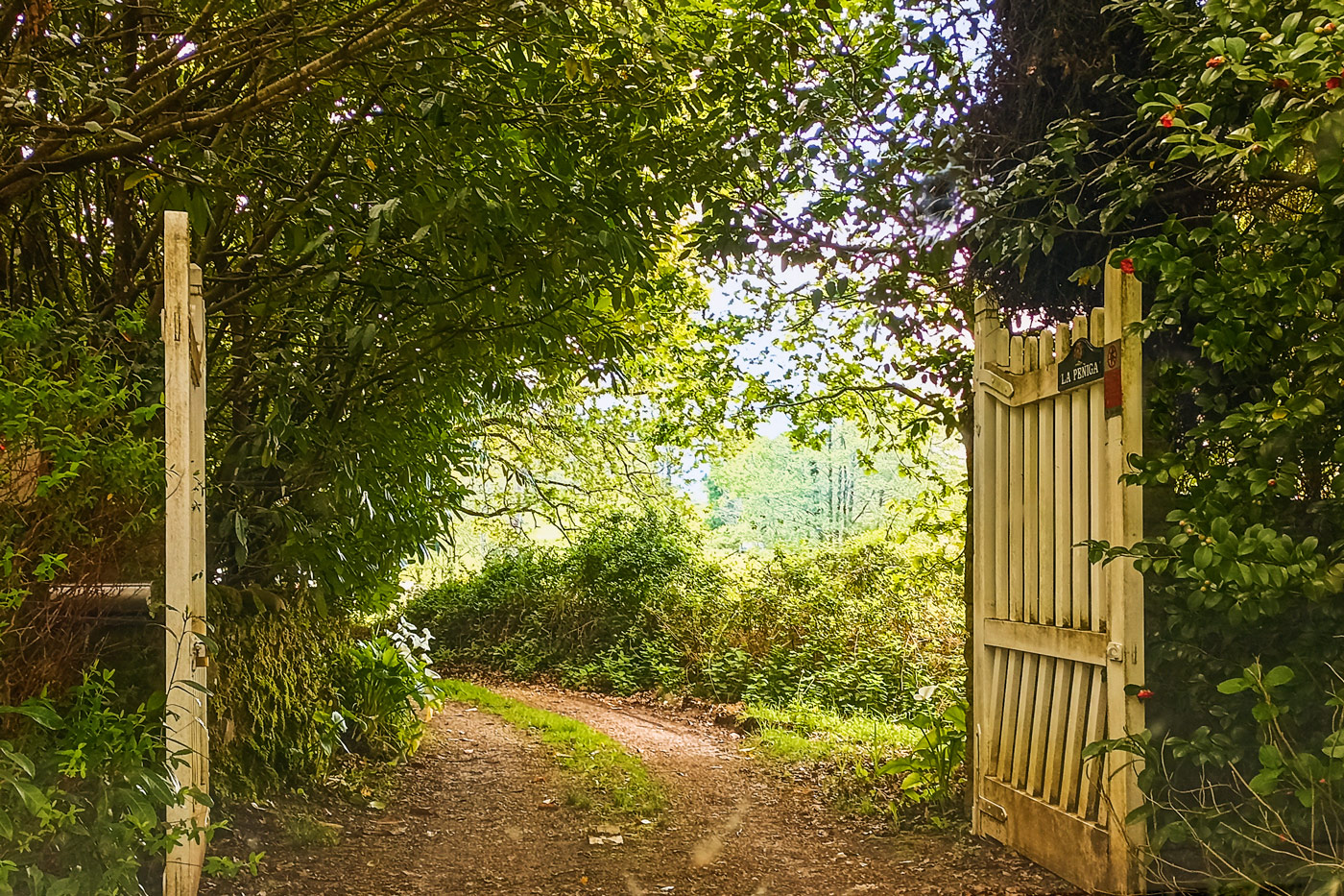 Main gates to your holiday property